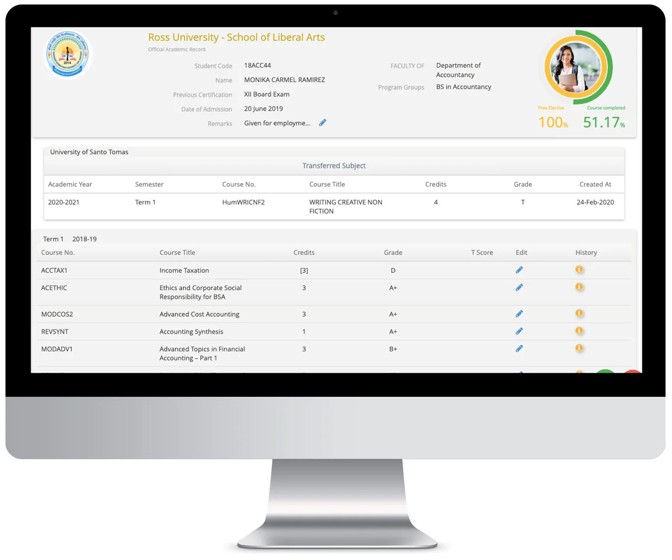 Bends backwards to take you forward.