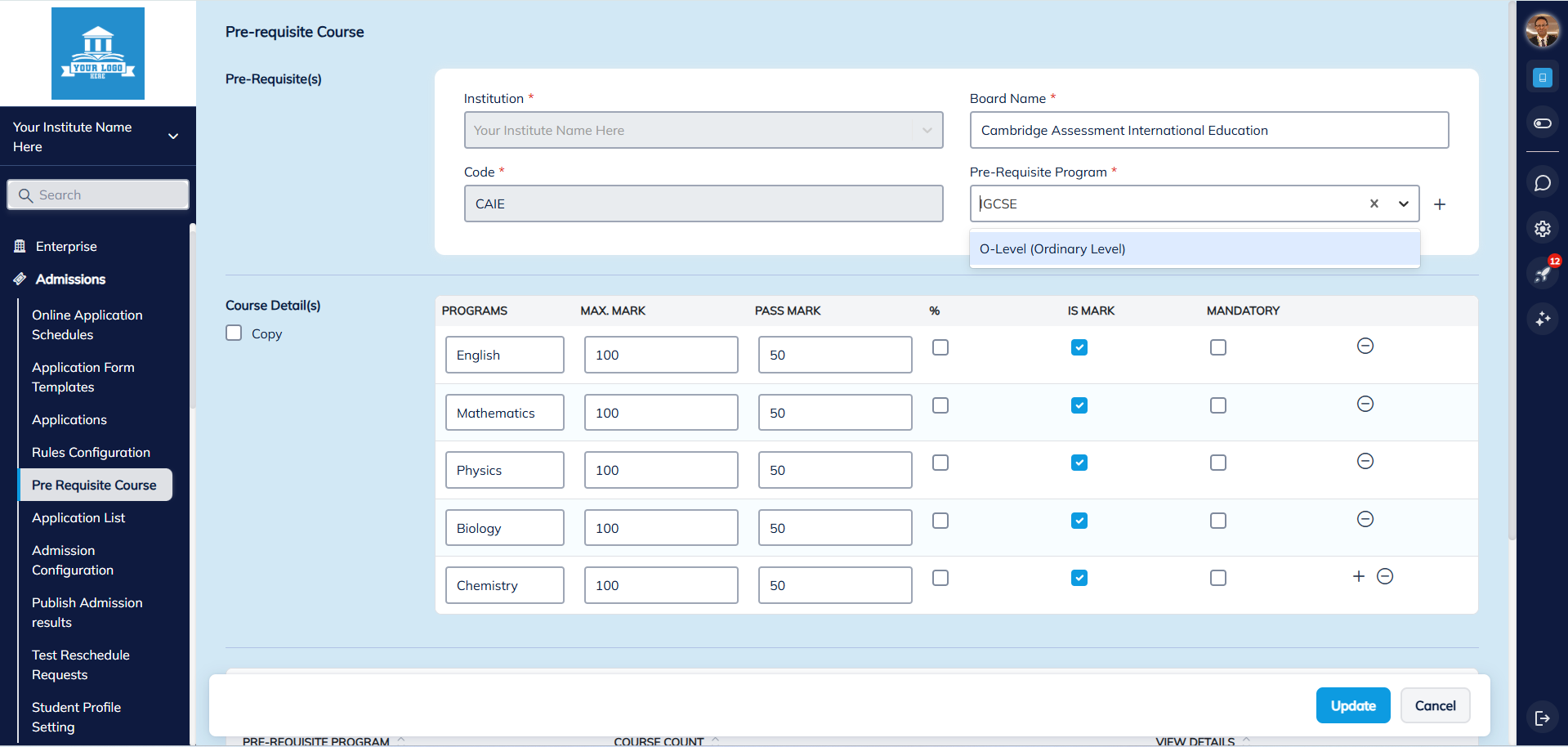 Merit, Eligibility and Shortlisting Automation